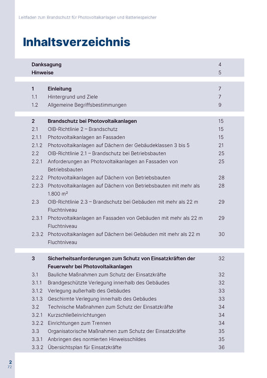 Leitfaden zum Brandschutz für Photovoltaikanlagen und Batteriespeicher (ohne Mitgliedschaft)