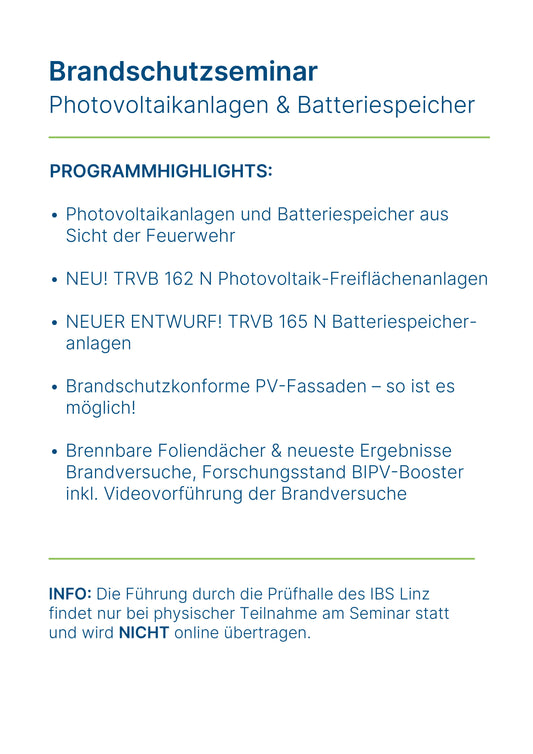 Brandschutzseminar ONLINE 21.04.2026 (ohne Mitgliedschaft)