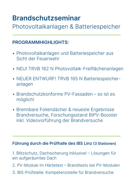 Brandschutzseminar VOR ORT 21.04.2026 (ohne Mitgliedschaft)